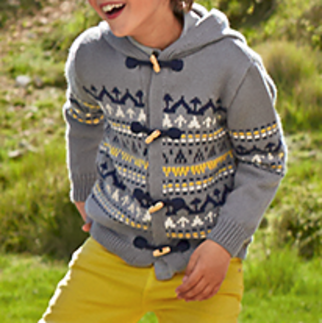 06 Blouson jacquard à capuche
