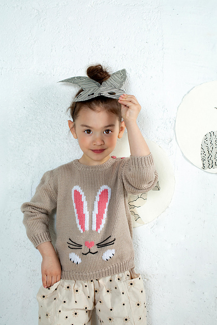 02 Pull jacquard lapin - M2201
