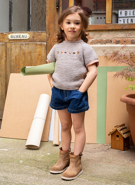 09 Pull raglan manches courtes - M2208