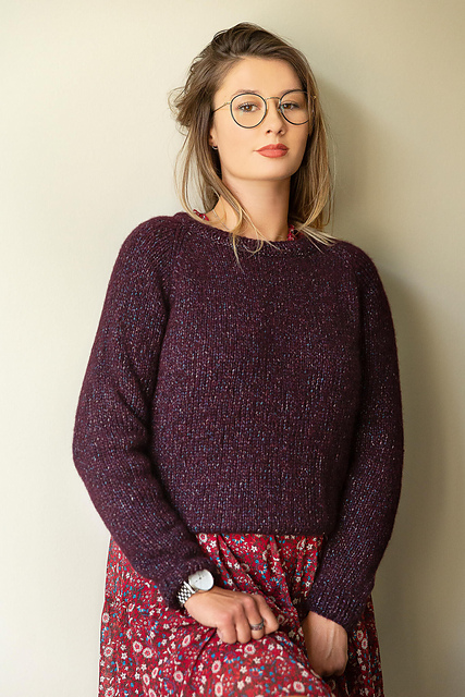 Pull raglan col rond - M1551