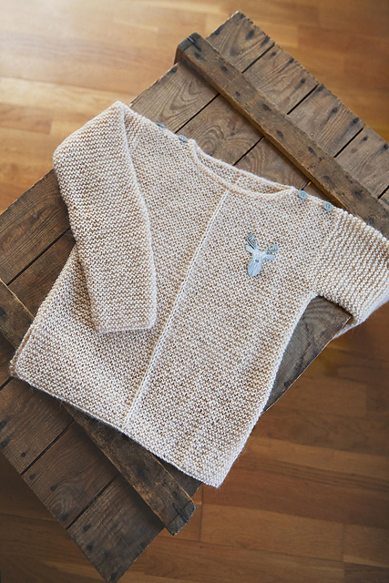Pull au point mousse - M1544