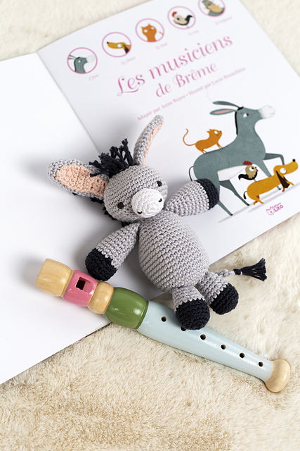 Amigurumi au crochet âne - M2521