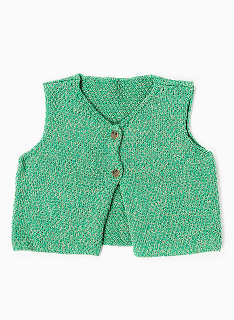 Gilet chic sans manches enfant - M2581