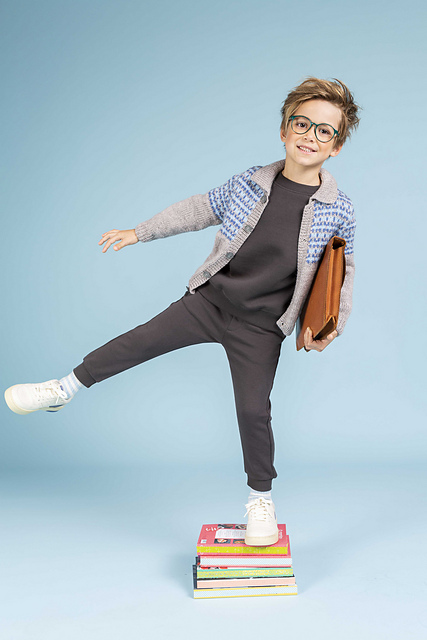 Veste enfant jacquard Basile - M2610