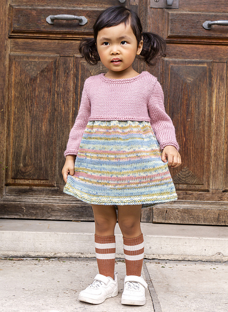 Robe fille manches longues Gaëlla - M2640