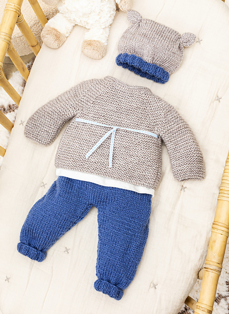 Pantalon bébé à revers Baptiste - M2699