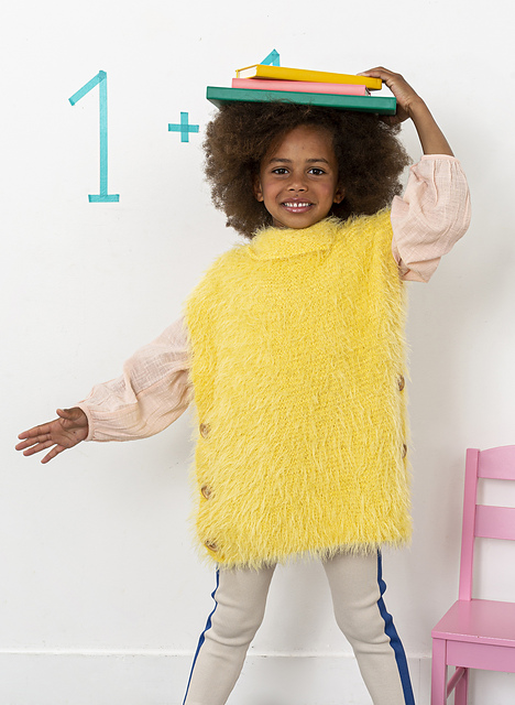 Poncho au point mousse Anaïs - M2732