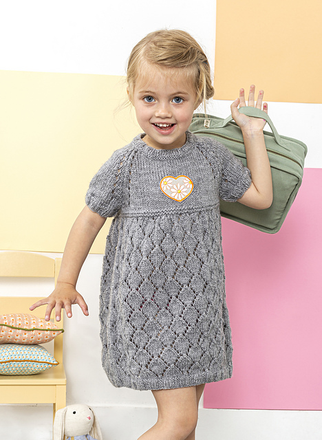 Robe ajourée manches courtes Bianca - M2747