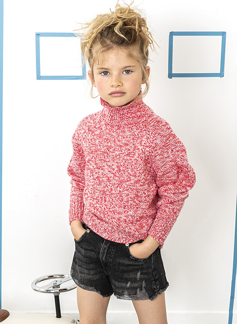 Pull raglan col montant Isa - M2751