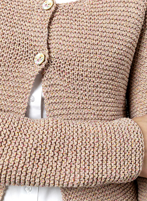 Gilet au point mousse - M2870