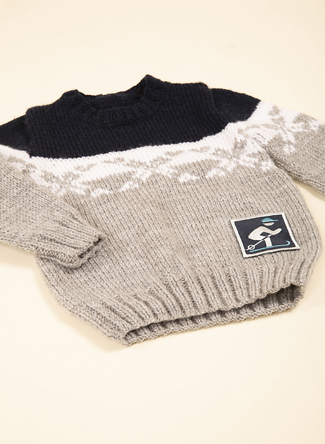 Pull jacquard hiver - M6119