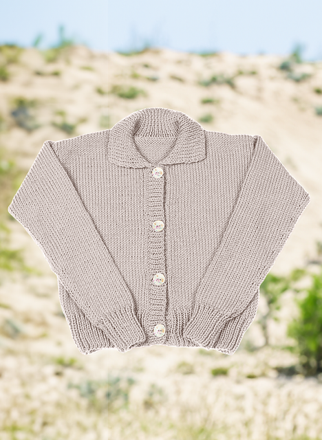 Gilet jersey col polo - M6058