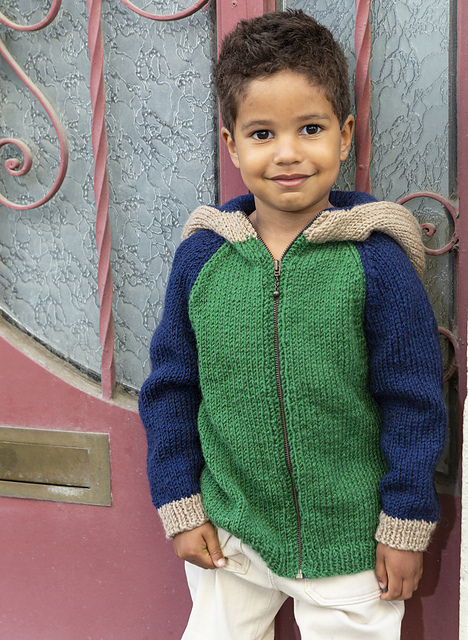 Veste raglan à capuche - M6015