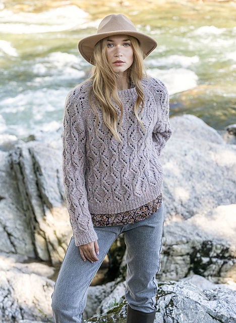 Pull losanges ajourés - M6079