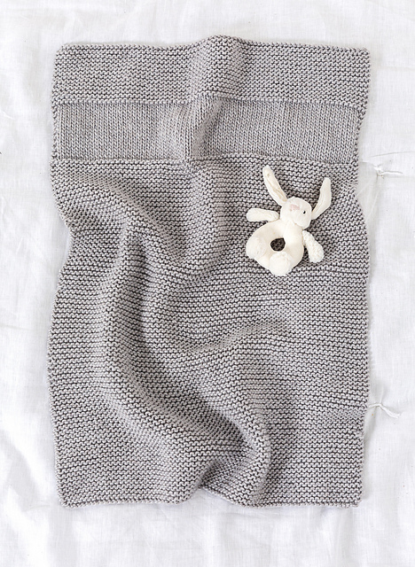Couverture point mousse et jersey - M6098