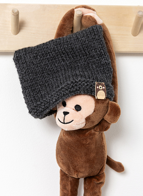 Bonnet au point mousse et jersey - M6102