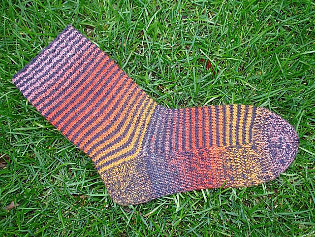 Socken mit verstärkter Komfortsohle