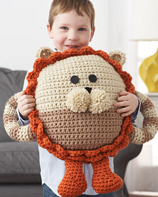 Huggable Lion Pillow