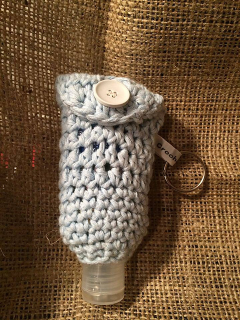 Sanitiser gel holder