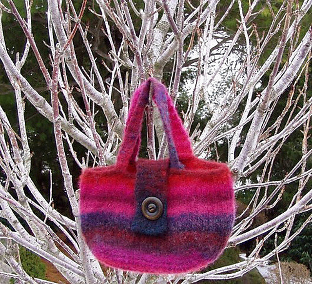 Teeny Tiny Felted Tote