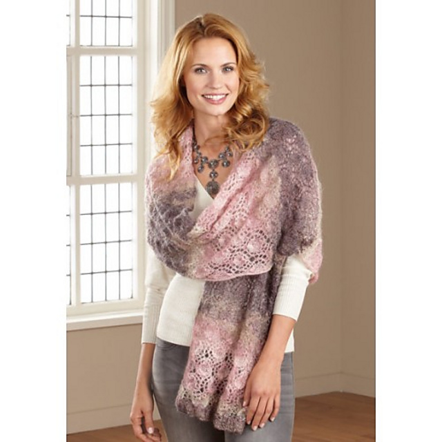 Lace Medallion Wrap