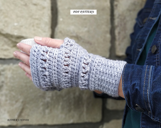 Audrey Fingerless Mittens