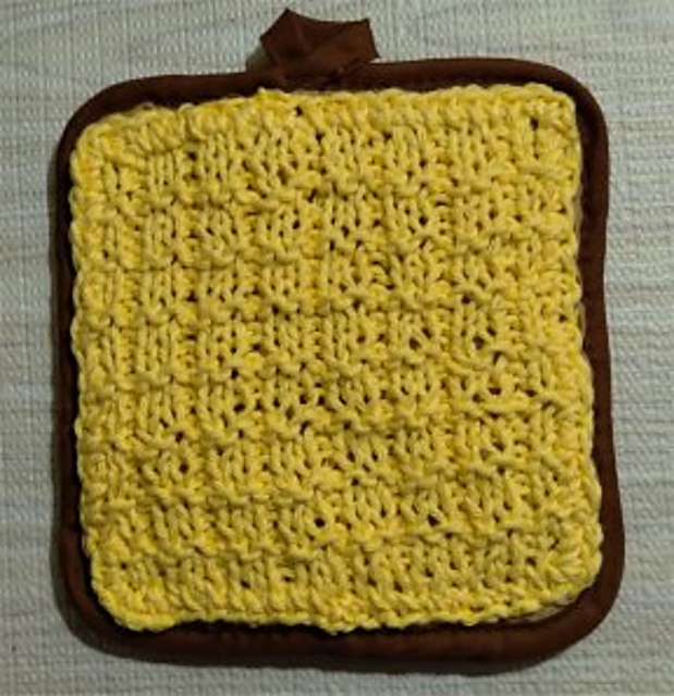 Knit Potholder 03
