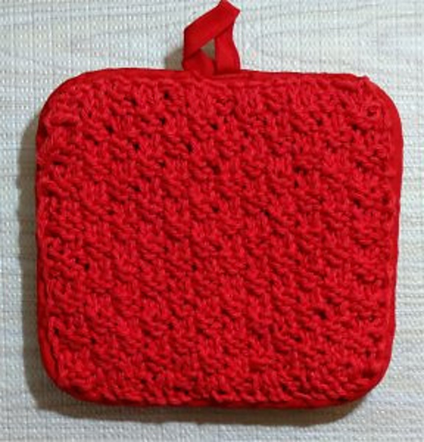 Knit Potholder 06