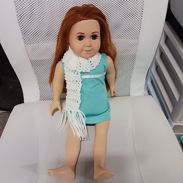 American Girl Sized Doll Scarf 4