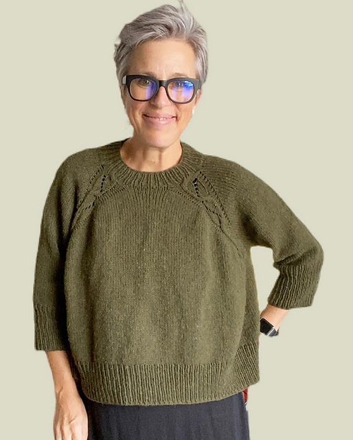Creeping Fig Boxy Pullover