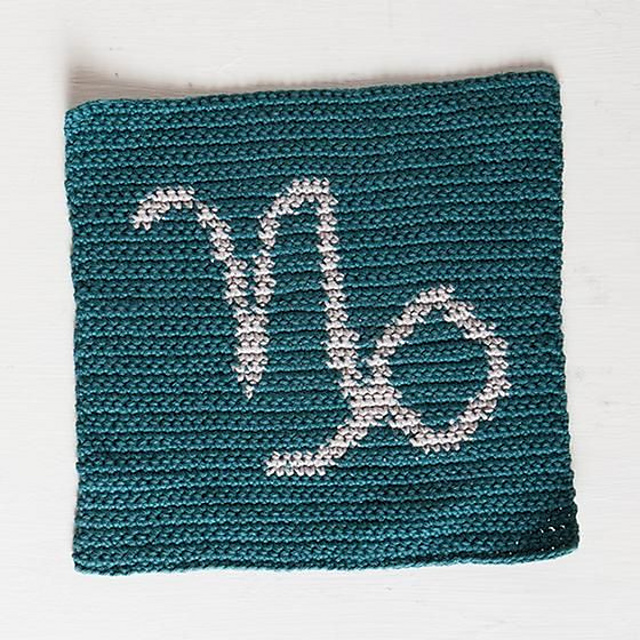 Zodiac Dishcloth Series Capricorn