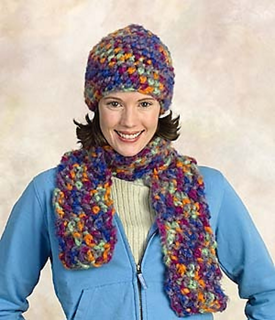 Hat & Scarf Set #30044-C (Scarf)