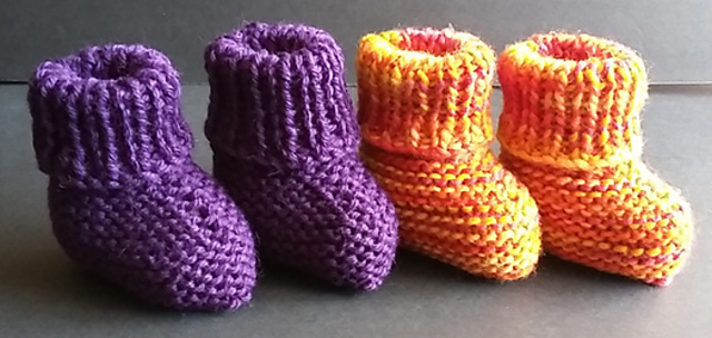 Quick Booties for Tiny Toes