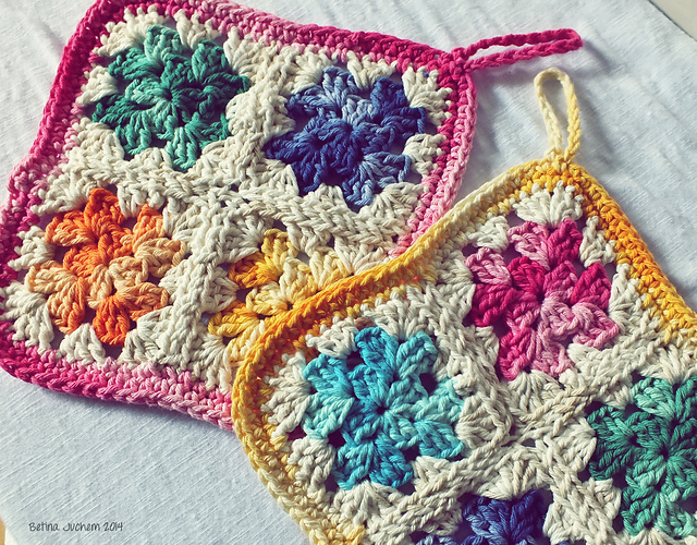 Granny Square Potholder