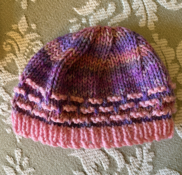 Modified Brick Stitch Baby Hat