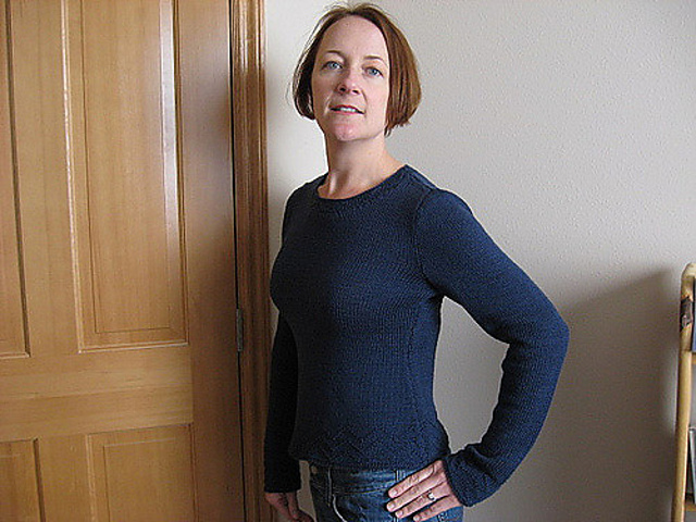 Fitted Textured Sweater