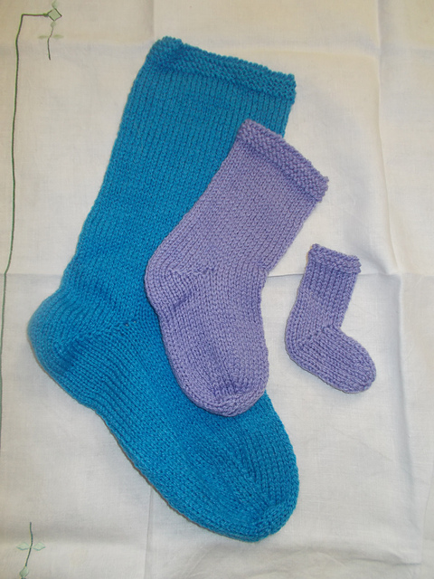 Christmas Stocking - Plain in Three Sizes