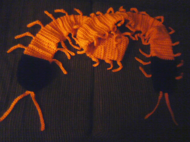 Crochet-ipede Scarf