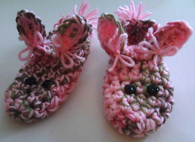 Super Easy Bunny Slippers
