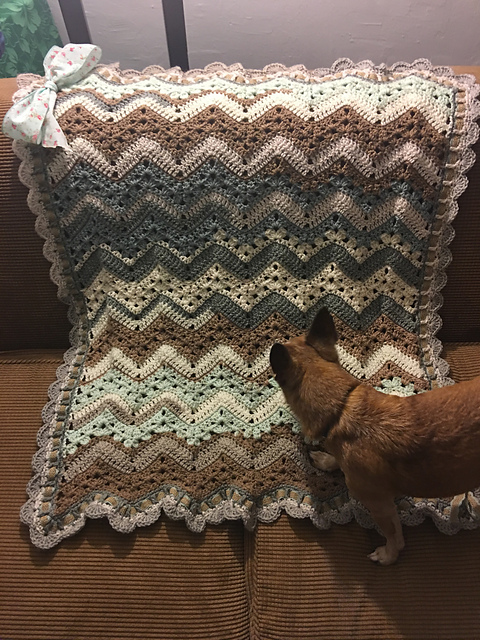 6-Day Mushroom Risoto Baby Blanket