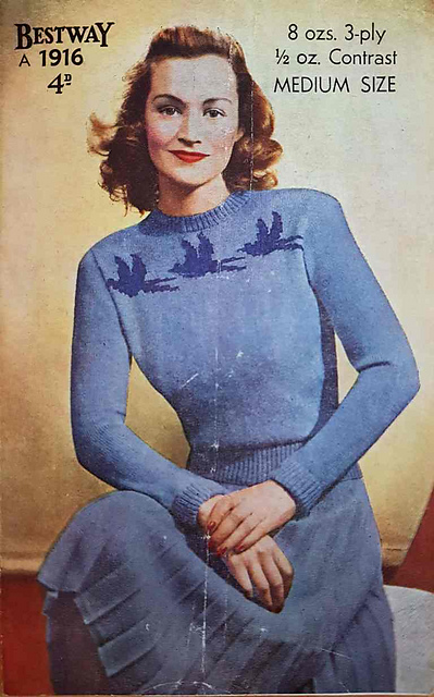 Blue Birds Jumper