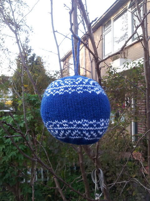 Blue Christmas Ornament