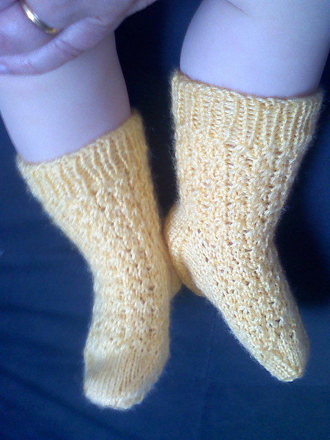 Yellow Children's Socks/Gele Kindersokjes