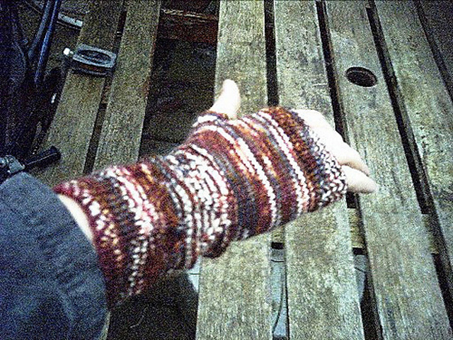 Zig Zag Wristwarmer