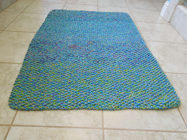 Ravelry: Cotton Bath Rug pattern by Michelle @ The Painted Hinge