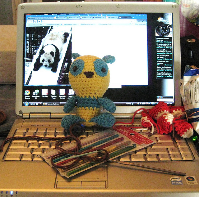 Salonga the Amigurumi Panda