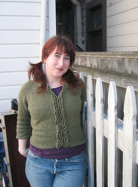 Marilyn's Not-So-Shrunken Cardigan