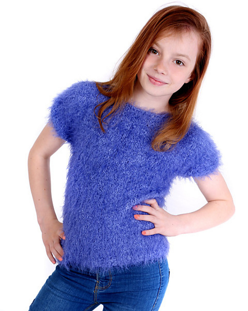 Easy Knit Short Sleeved Sweater