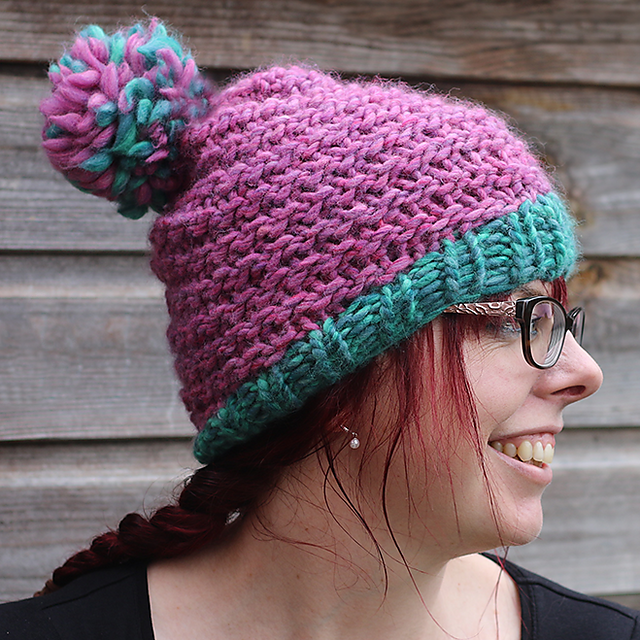 Spiral Bobble Hat