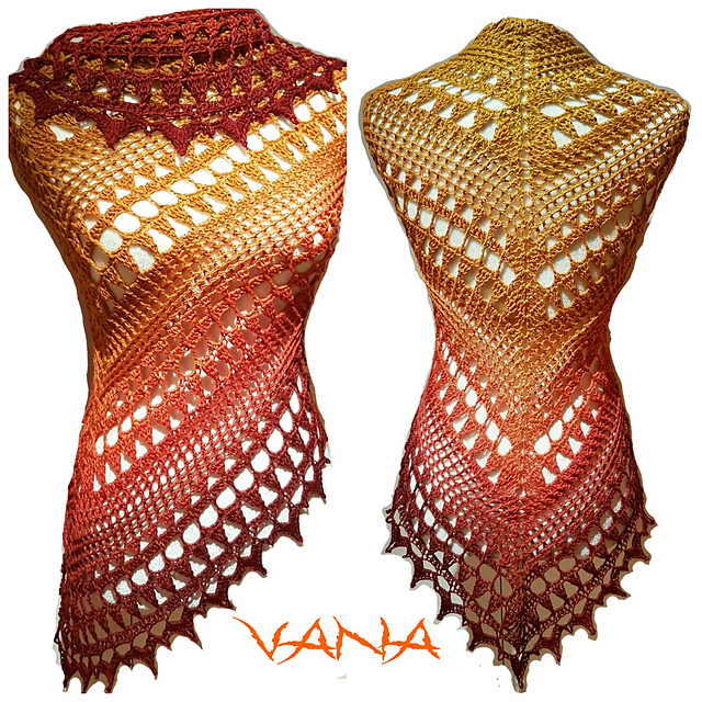 VANA shawl or poncho